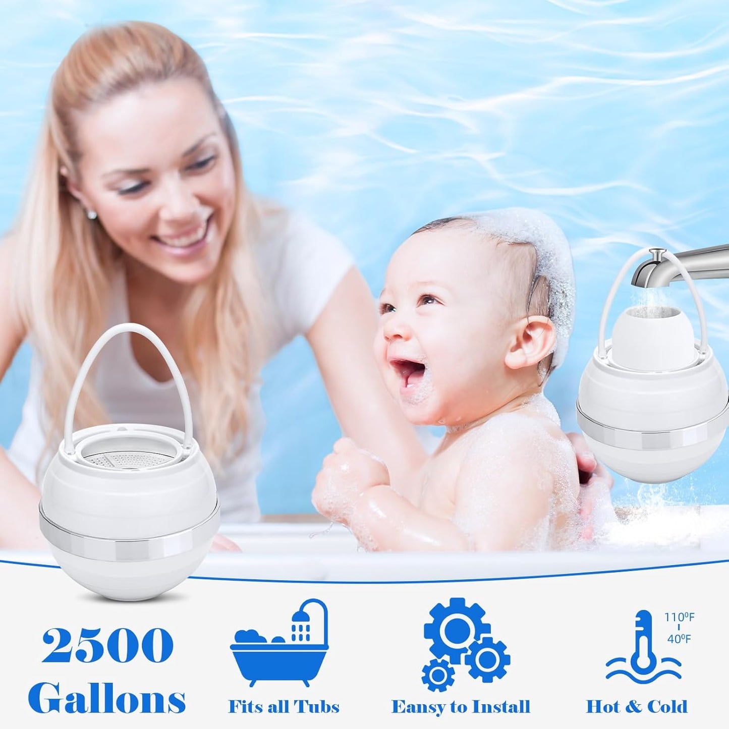 Dropbub™ Baby-Safe Bathtub Filter